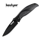 Kershaw Ken Onion Black Out Folding Knife with Speed Safe