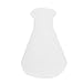 uxcell® 500ml Clear Plastic Laboratory Chemical Conical Flask Storage Bottle
