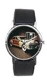 Women's Photo Watch - Create a Custom Watch From Your Favorite Photo - Silver-Tone Etched Bezel with Leather Band