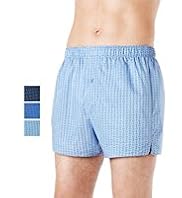 3 Pack Pure Cotton Assorted Boxers
