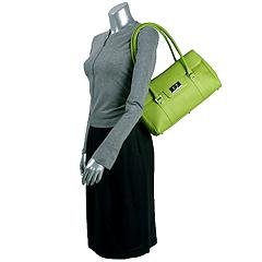 Rafe Women's Green Leather Shoulder Bag
