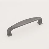 Jeffrey Alexander Milan Plain Square Pull, Satin Nickel