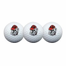 Georgia Bulldogs Golf Balls - 2 Packs Of 3 Balls
