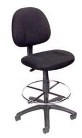 Boss B1615 Drafting Office Chair - Black
