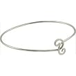 Wire Swirls Charm Bracelet in Sterling Silver, #8025