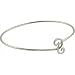 Wire Swirls Charm Bracelet in Sterling Silver, #8025