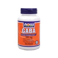 NOW FOODS （米国製） ナウフーズ GABA B-6 配合 500mg×100カプセル