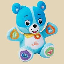 Cody The Smart Cub is a lovable plush learning companion for infants and toddlers.