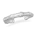 Adjustable Bamboo Thumb Silver Ring