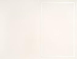 Gartner Studios Border Half Fold Program Papers, Pearl Ivory Border, 50-Count (61403)