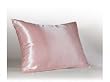 Luxury Pink Satin Pillow Case w/Hidden Zipper, Standard Luxury Pink Satin Pillow Case w/Hidden Zipper, Standard