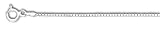 Sterling Silver 24 Inch X 1.2 mm Box Chain Necklace - Italian - O Ring Clasp