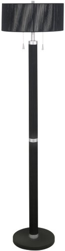 Moka Collection Contemporary Style Black String Shade Floor Lamp
