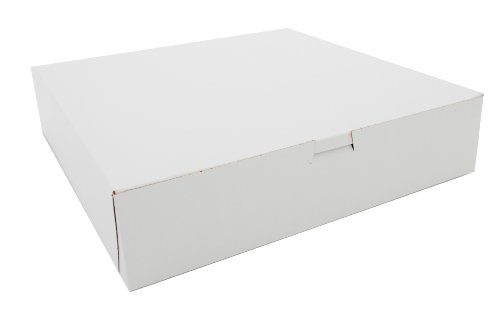 Southern Champion Tray 0984 Clay Coated Kraft Paperboard White Non Window Lock Corner Bakery Box, 12