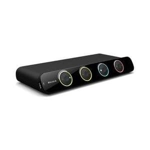 4 port DVI-USB KVM Switch with four USB/DVI Cables