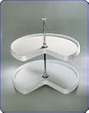 2 Shelf Kidney Shape Shelf Set 32 - Almond