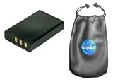 Amsahr - Digital Replacement Battery For Specific Digital Camera And Camcorder Models / Compatible With Fuji Np-120, Contax Tvs Digital, Fujifilm Finepix F10, Mustek Dv 12M, Dv 5500, Dv 9300, Mdc 6500Z, 450, 550, Pentax Optio 750, 750Z, Mx, Mx4, Ricoh Caplio 300G, 400G Wide And Battery Models Fujifilm Np-120, Kyocera Bp-1500S, Panasonic Cga103450, Panasonic Cga-E/101, Ricoh Db-43 - Includes Leatherette Camera / Lens Accessories Pouch