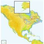 C-Map Na-M026 C-Card Format Great Lakes And The Maritimes - Model NA-M026C-CARD Cartography GPS