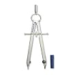 Staedtler Masterbow Comfort Student Compass for Circles to 10.25 Inch Diameter, Lead and Pouch (551-40-WP)