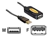 Produkt-Bild: DELOCK Kabel USB 2.0 Verlaengerung, aktiv  5m