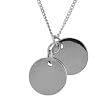 Rhodium Plated Brass Necklaces, 18 Inches Rhodium Plated Brass Necklaces, 18 Inches