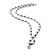 Advantus 75446 Decorative Lanyard ID Badge Holder with Snap Hook, 30 Long, Silver & Black