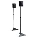 Atlantic Satellite 77305018 2 Speaker Stands (Black)