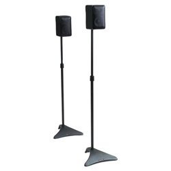 Atlantic Satellite 77305018 2 Speaker Stands (Black)