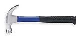 Westward 2DBP7 Curved Claw Hammer, 20 Oz, Fiberglass
