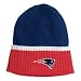 New England Patriots NFL Striped Rib Knit Hat font color=#990000 BLOWOUT SA
