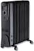 2500w Oil Filled Radiator Black
