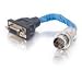 Cables To Go RapidRun HD15 (RGBHV) 12 Pin Din lead - Video cable - VGA - HD-15 (F) - MUVI connector (M) - blue