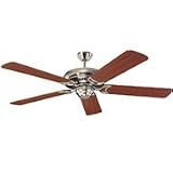 52 Designer Supreme Ceiling Fan in Brushed Steel