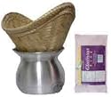 Thai Sticky Rice Kit (steamer, basket, cheesecloth, 4.4 lbs sticky rice)
