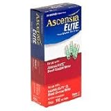 Ascensia Elite Blood Glucose Test Strips box of 100 use w/ Elite & Elite XL Meters