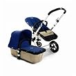 Bugaboo Cameleon Stroller - Sand Base - Bright Blue Fleece