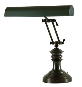 House of Troy P14-204-81 14 Inch Mahogany Bronze Piano/Desk Lamp Bronze