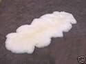 Double Sheepskin Rug, Natural Colour