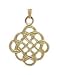 Celtic Knot 10 Karat Yellow Gold Pendant
