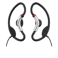 Sony MDR-AS20J Active Style Headphones with Soft Loop Hangers - Black