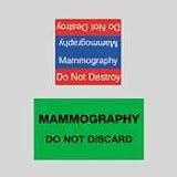 Mammography Alert Labels, 6 1/4 x 3 1/2, Do Not Discard, Green, 500/Roll (ASELMMDND)