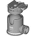 ARCA-SWISS Monoball Z1 DP Double Pan with Quick Set Device "Flip-Lock", Supports 122 lbs.