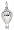 Hot Air Balloon Charm, Sterling Silver