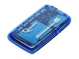 Gembird FD2-ALLIN1 Card-Reader/Writer USB 2.0 blau