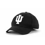 Indiana Hoosiers Top of the World NCAA Blacktel Stretch Fitted Cap Hat