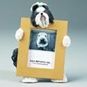 Shih Tzu Black & White (2 1/2x3 1/2) Small Picture Frame