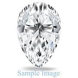 1.500 Carat - Pear Cut Loose Diamond, SI1 Clarity, H Color