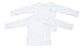 Snapibasic Mitten Sleeves Snap Shirt, White, Preemie