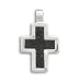 Black Stingray Cross Pendant