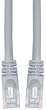 CAT6, UTP, with Molded Boot, 500MHz, Gray, 50 ft